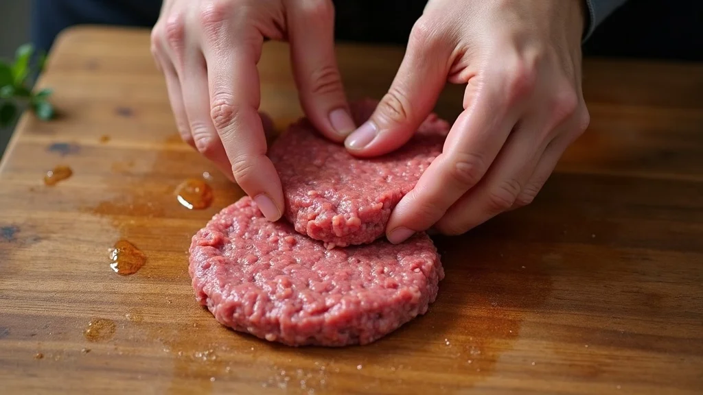 Frikadellen mit Delle formen