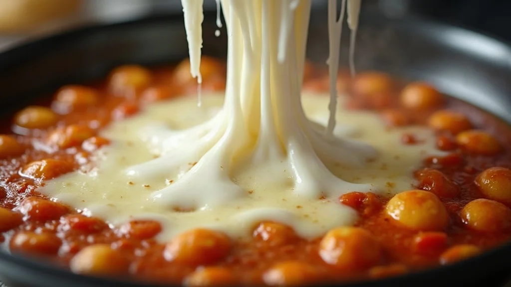Mozzarella mit Deckel schmelzen