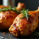 Hähnchenschenkel aus der Heißluftfritteuse: 3 Tricks für extra knusprige Haut (In 25 Min.)