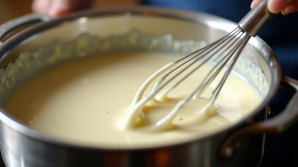Samtige Béchamel rühren