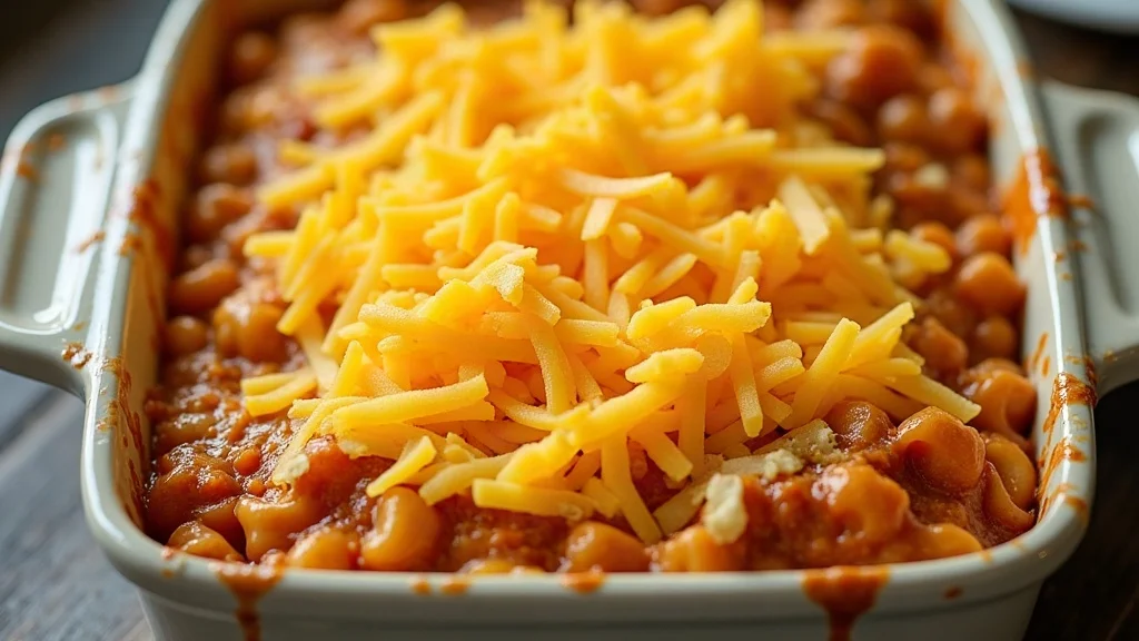 Gouda aufstreuen & backen