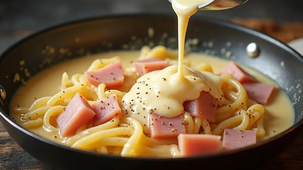 Sahne & Parmesan binden